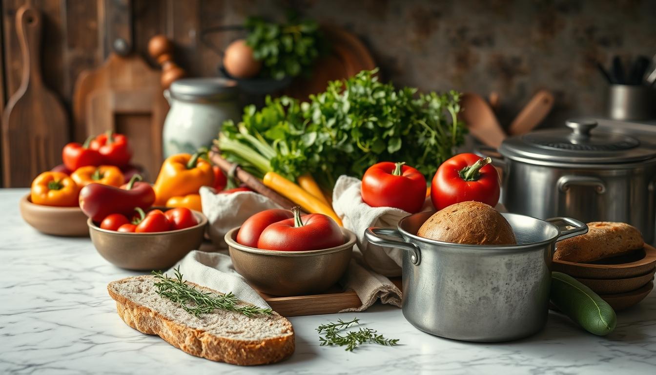 Freshly baked homemade cake in a kitchen setting